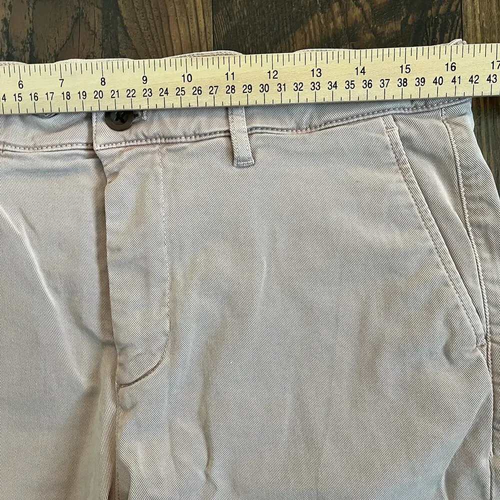 Faherty Coastline Chino Shorts Mens 33 Pink Tailored Fit Tencel Cotton 8